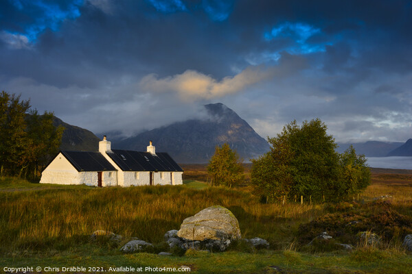 First light, Blackrock Cottage Picture Board by Chris Drabble