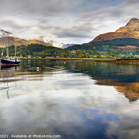 Buy canvas prints of Ballachulish, Loch Leven and Sgorr na Ciche by Chris Drabble