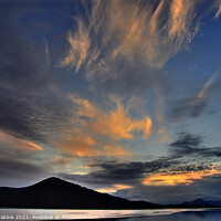 Buy canvas prints of Sunset over Loch Alsh by Chris Drabble