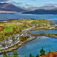 Buy canvas prints of Plockton and Loch Carron (2) by Chris Drabble
