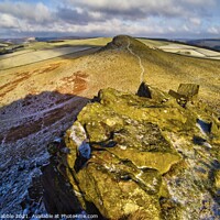 Buy canvas prints of Crook Hill in Winter (5) by Chris Drabble