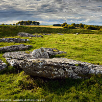 Buy canvas prints of Arbor Low in early Autumn by Chris Drabble