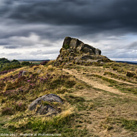 Buy canvas prints of Ashover Stone and  moving clouds (2) by Chris Drabble