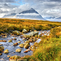Buy canvas prints of Buchaille Etive Mor in Dawn light by Chris Drabble