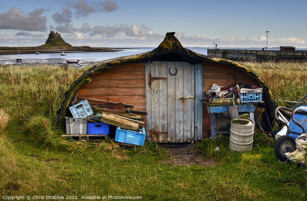 The Herring Boat Hut Picture Board by Chris Drabble