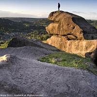 Buy canvas prints of Black Rocks at sunset by Chris Drabble
