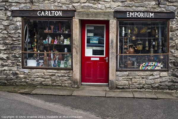 Carlton Emporium, Castleton Picture Board by Chris Drabble