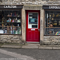 Buy canvas prints of Carlton Emporium, Castleton by Chris Drabble