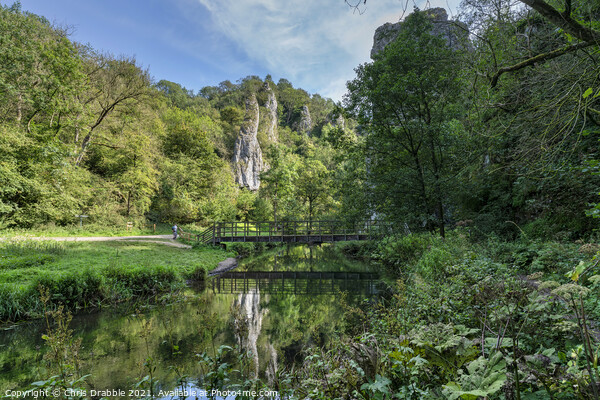 Ilam Rock and Pickering Tor Picture Board by Chris Drabble