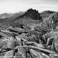 Buy canvas prints of Castle of the Winds, Glyder Fach by Chris Drabble