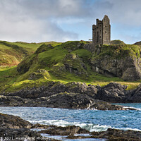 Buy canvas prints of Gylen Castle, Kerrera, Oban by Chris Drabble