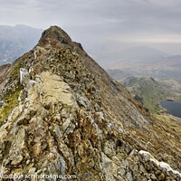 Buy canvas prints of Crib Goch, early morning in May (4) by Chris Drabble
