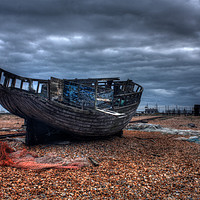 Buy canvas prints of Abandoned Boat by Jessica Leader