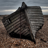 Buy canvas prints of Bow of a Abandoned Boat by Jessica Leader