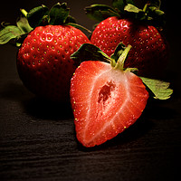 Buy canvas prints of Strawberries by Tristan Wedgbury