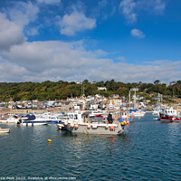 Buy canvas prints of Lyme Regis Harbour  by Susie Peek