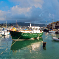 Buy canvas prints of Lyme Regis Harbour on a Sunny September Morning by Susie Peek