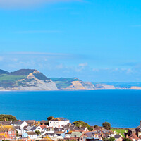 Buy canvas prints of Jurassic Coastline on a Clear Summer Afternoon by Susie Peek