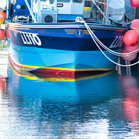 Buy canvas prints of Fishing Boat Reflections by Susie Peek