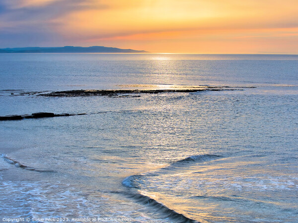 Lyme Bay on a Calm October Morning Picture Board by Susie Peek