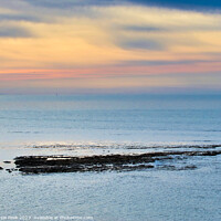 Buy canvas prints of Lyme Bay on a Calm October Morning by Susie Peek