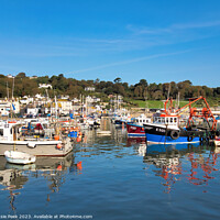 Buy canvas prints of Lyme Regis Harbour on a September Morning by Susie Peek