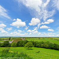 Buy canvas prints of Views of Southgate Moor and the Somerset Levels by Susie Peek