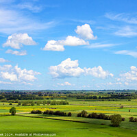 Buy canvas prints of Views of Southgate Moor and Somerset Levels Burrow by Susie Peek
