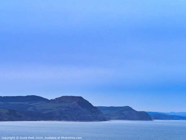 Winter Morning Moods of the Dorset Coastline in Ja Picture Board by Susie Peek