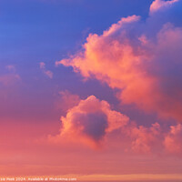 Buy canvas prints of Fiery Dawn Clouds on an April Sunrise by Susie Peek