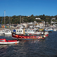 Buy canvas prints of Lyme Regis Harbour - October by Susie Peek