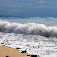 Buy canvas prints of Stormy Sea Colours by Susie Peek