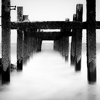 Buy canvas prints of The Misty Sea by Michael Greaves