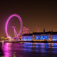 Buy canvas prints of London Eye by George Blair