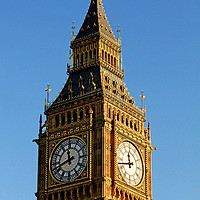Buy canvas prints of Big Ben Clock Tower by Omran Husain