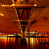 Buy canvas prints of London Millennium Footbridge  by Omran Husain