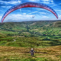 Buy canvas prints of Paraglider by Craig Preedy