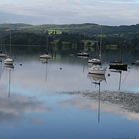 Buy canvas prints of Refelctions on Windemere by Craig Preedy