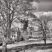 Buy canvas prints of Hereford Cathedral viewed from the Castle Green by Craig Preedy