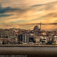 Buy canvas prints of View to asian coast of Istanbul. Turkey. by Sergey Fedoskin