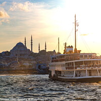 Buy canvas prints of Ferryboat in Istanbul. by Sergey Fedoskin
