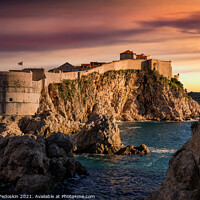 Buy canvas prints of View of Fort Bokar, Dubrovnik, Croatia by Sergey Fedoskin