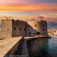 Buy canvas prints of Fort St. John. Dubrovnik. Croatia. by Sergey Fedoskin