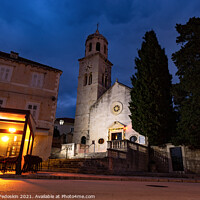 Buy canvas prints of The parish church of St. Nicholas, Cavtat, Dubrovn by Sergey Fedoskin