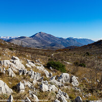 Buy canvas prints of Scenic view of Croatian mountains.  by Sergey Fedoskin