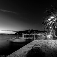 Buy canvas prints of Embankment of Cavtat town, Croatia. by Sergey Fedoskin