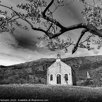 Buy canvas prints of Church of the Most Holy Trinity in village Pridvorje. Konavle re by Sergey Fedoskin