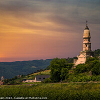 Buy canvas prints of The monument near D?rnstein in the Wachau. Austria. by Sergey Fedoskin