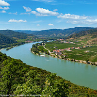 Buy canvas prints of View of the Danube in the Wachau. Lower Austria. by Sergey Fedoskin