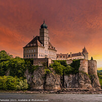 Buy canvas prints of Palace Schonbuhel on the Danube river. Austria. by Sergey Fedoskin